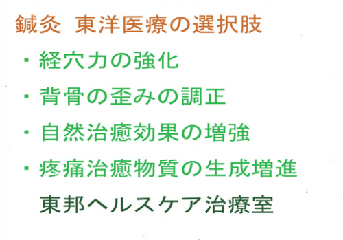東邦ヘルスケア治療室のこだわりポイント
