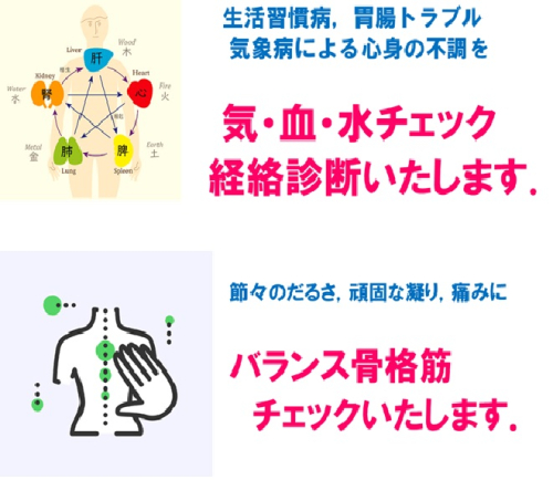 鍼灸・整体院 あいのてのこだわりポイント