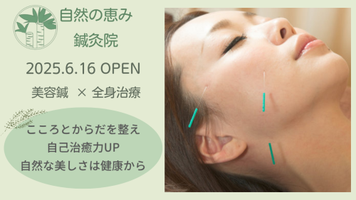 自然の恵み 鍼灸院のこだわりポイント