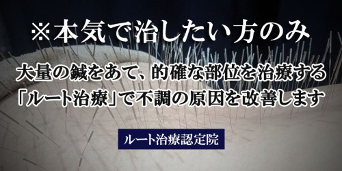 田中はりきゅう治療院　ルート治療専門院のこだわりポイント