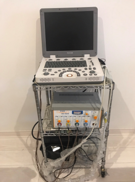 鍼灸整骨院安穏 漢方薬舗安穏 オプション 超音波画像機のメニュー画像