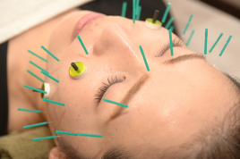 鍼灸院 YUZ フェイシャルお手入れ＋美顔鍼灸　60分のメニュー画像