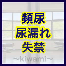 鍼灸・整骨 kiwami(男性専門の鍼灸整骨院) 頻尿・尿漏れ・失禁のメニュー画像