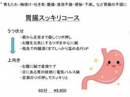 鍼灸U.堂島 胃腸スッキリコースのメニュー画像