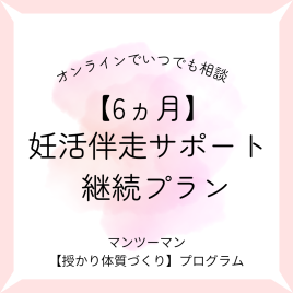 TOWA beauty セルフケアサロン 【6ヵ月】妊活伴走サポートプログラムのメニュー画像