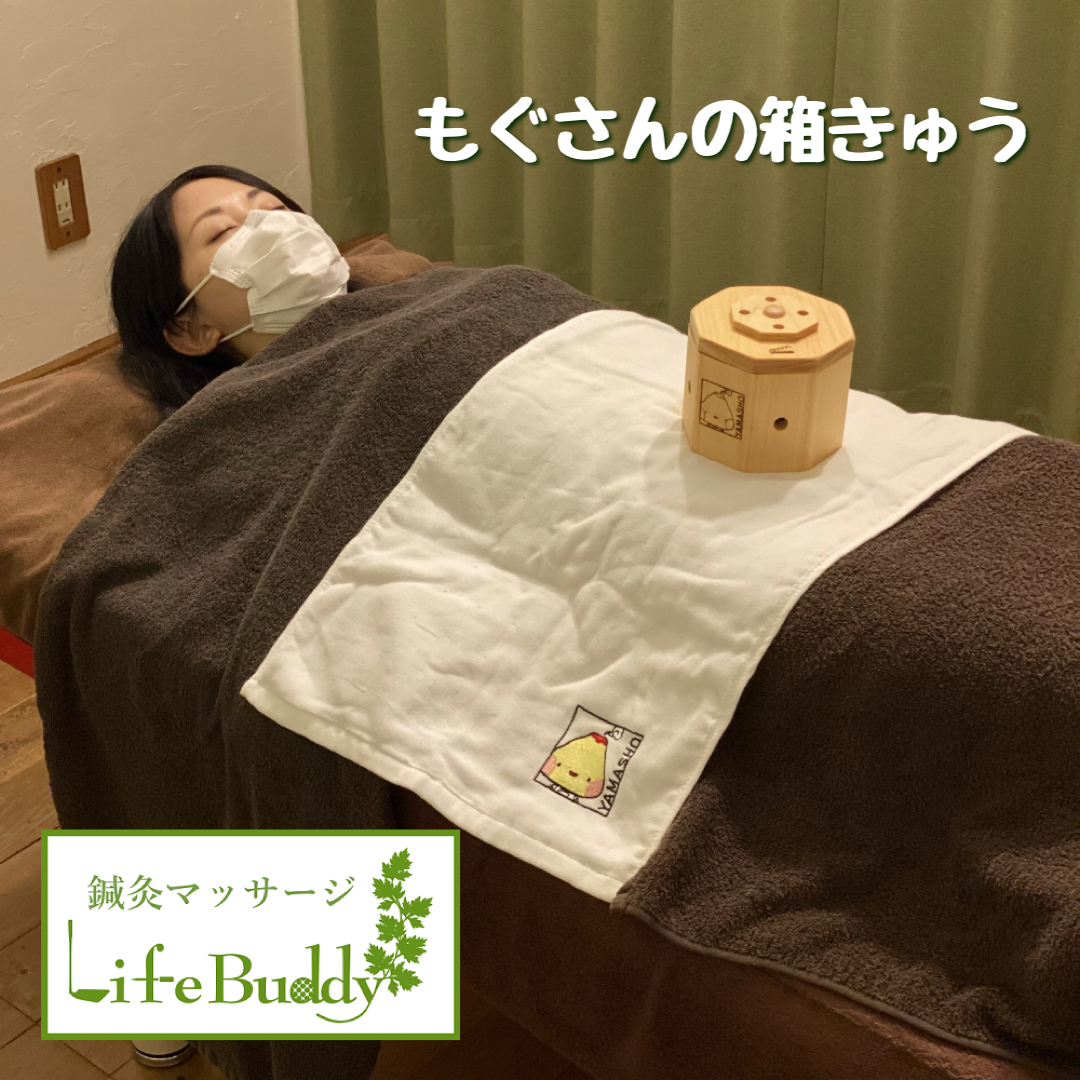 鍼灸マッサージLifeBuddy ●【美容鍼オプション】もぐさんの箱きゅうのメニュー画像