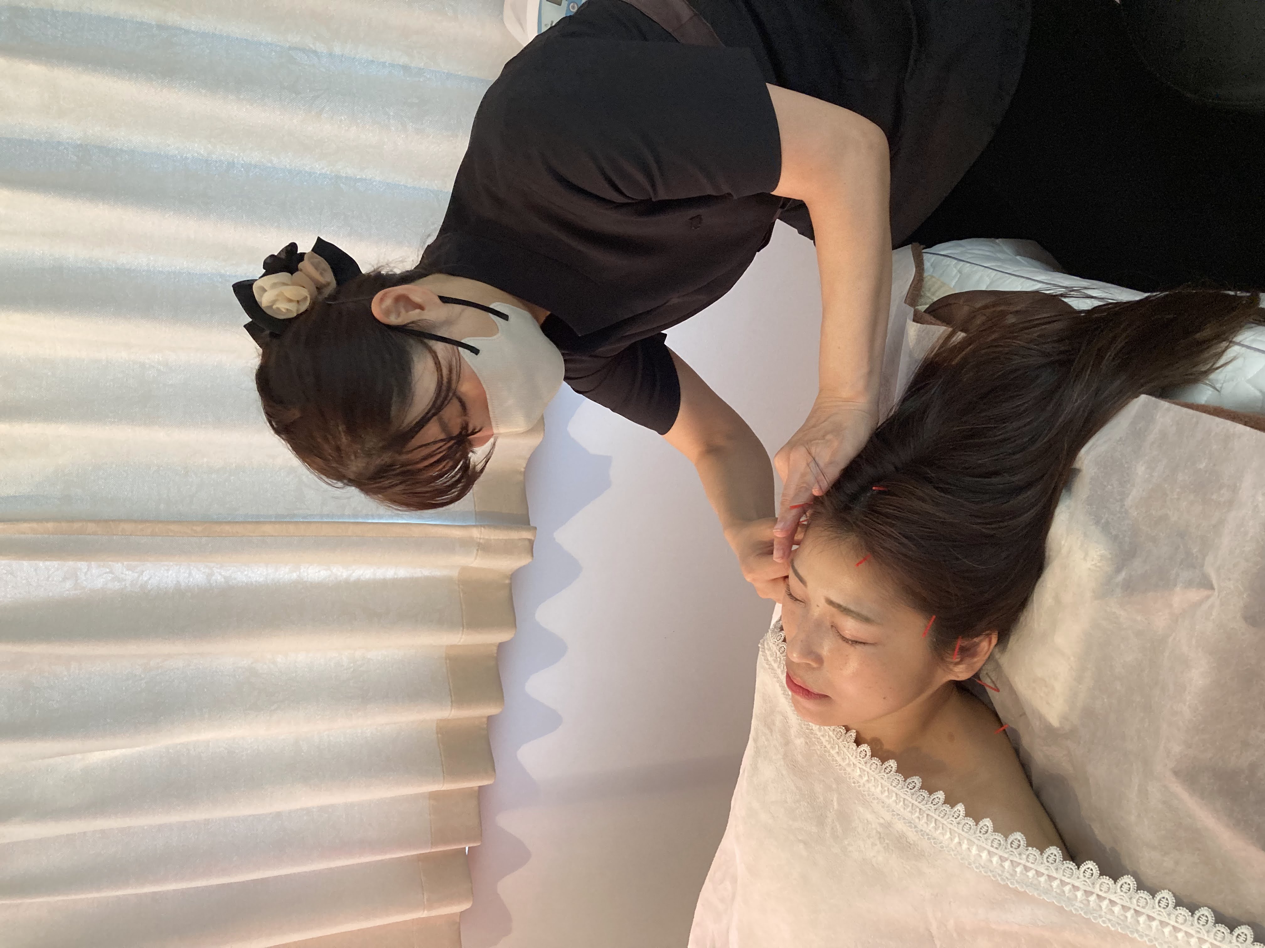 美容鍼灸サロン 漢方美人 リフトアップ美容鍼【美容鍼+電気】フェイシャル かっさ 首肩頭皮のマッサージ付きのメニュー画像