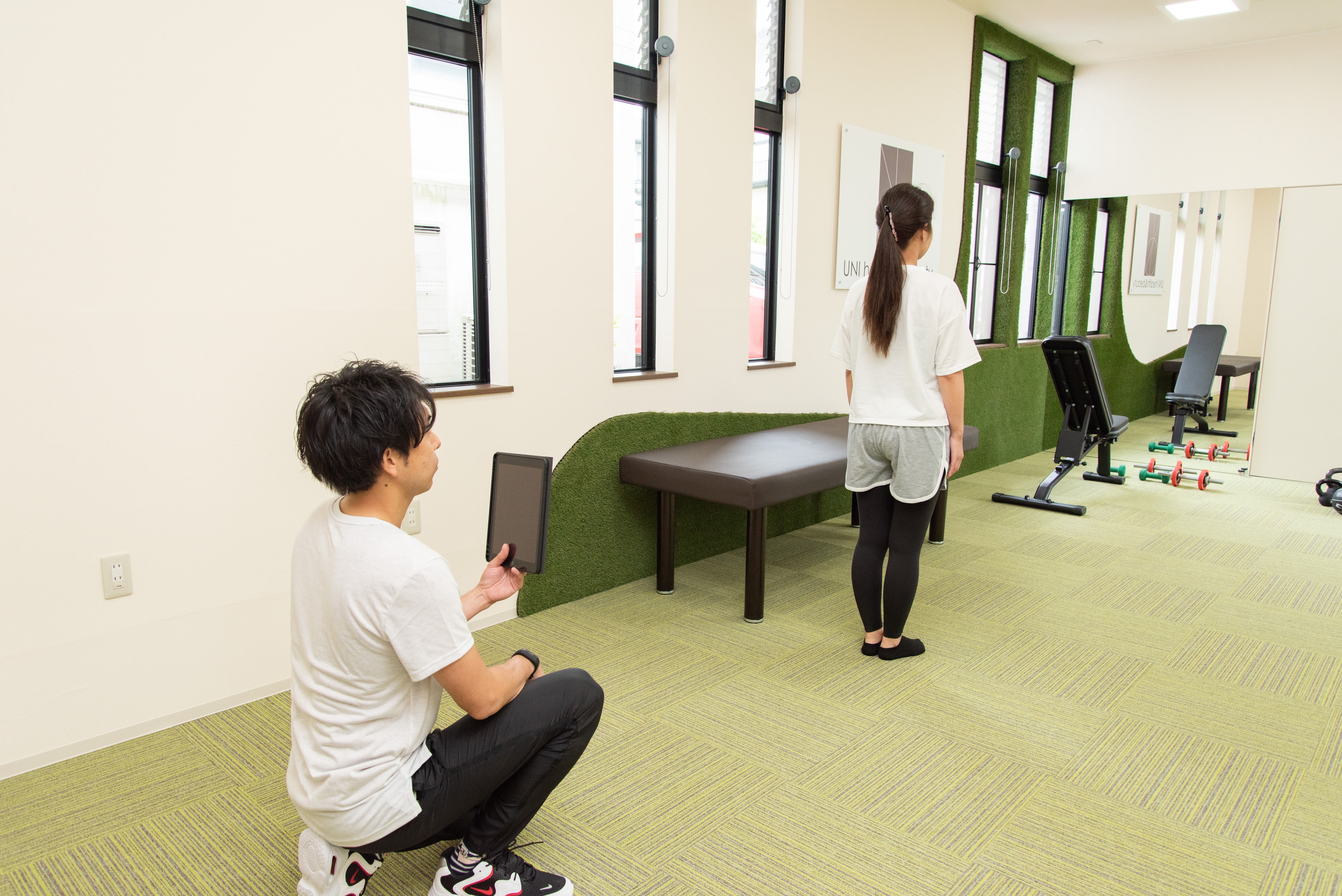 UNI health&beauty 初回限定!【鍼灸+パーソナルトレーニング、ストレッチ+シューズフィッティング】通常¥10,380→¥8,300のメニュー画像