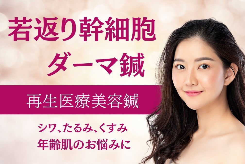 レトワール鍼灸院 若返り幹細胞ダーマ鍼のメニュー画像
