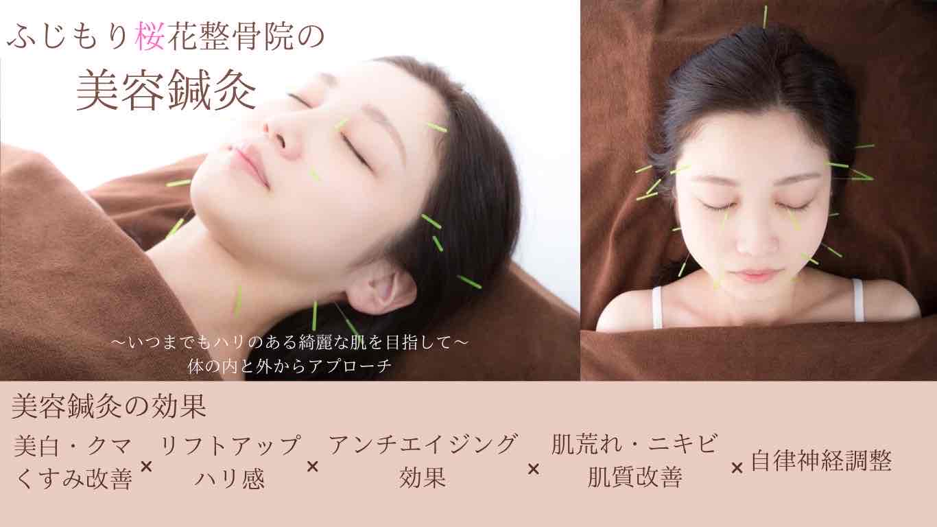 ふじもり桜花整骨院【鍼灸・美容鍼・加圧トレーニング・骨盤調整】 肌本来の健康な状態を取り戻す【美容鍼】のメニュー画像