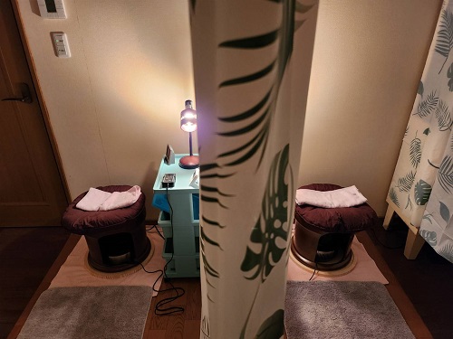 鹿行鍼灸院 よもぎ蒸し　ペア割りのメニュー画像