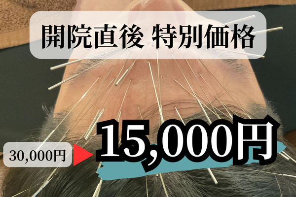 鍼灸指圧治療院 〜雅〜 ルート治療　ロング（90分）30,000円→15,000円のメニュー画像