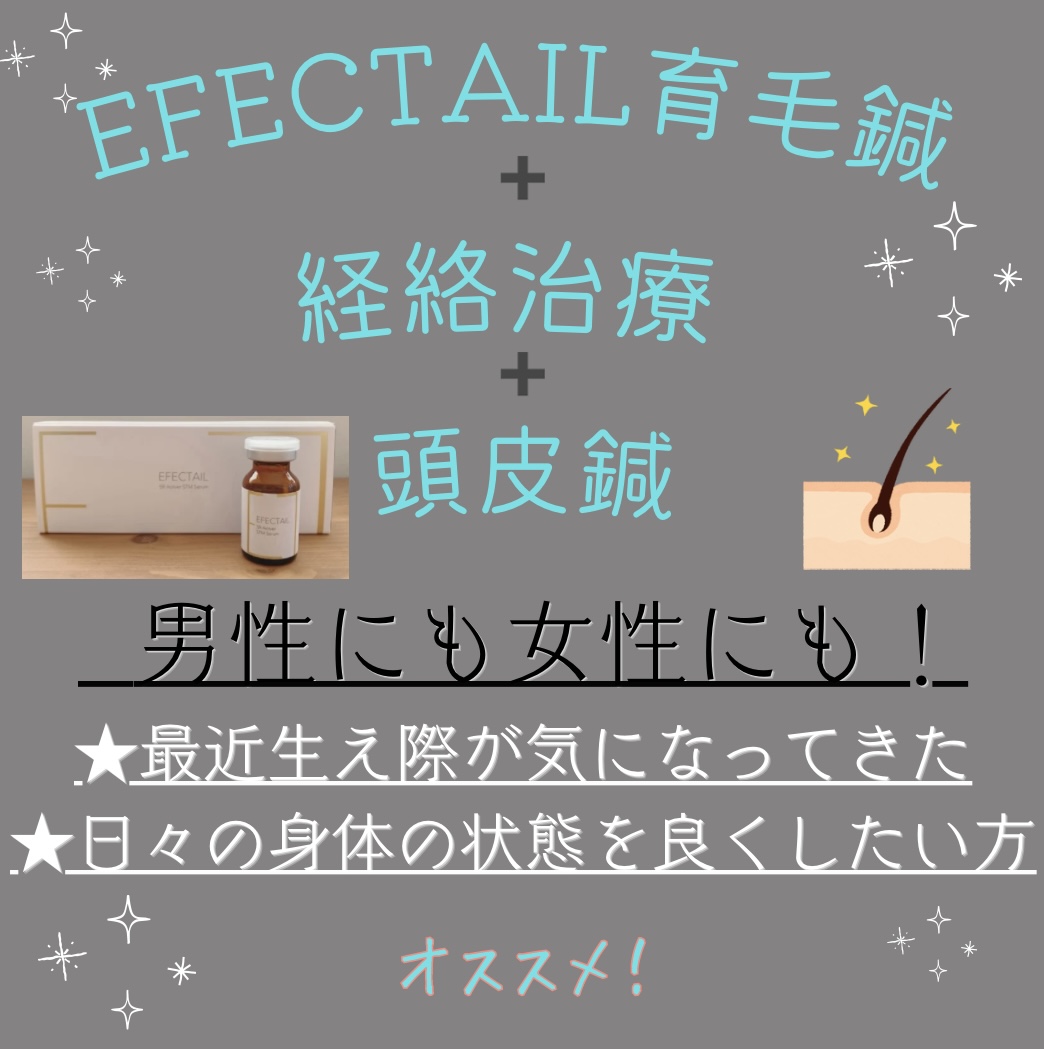 いち鍼灸室111 ◼︎育毛鍼+経絡コース◼︎ EFECTAIL育毛鍼+経絡治療+頭皮リフトUpていしん+頭皮鍼+カッサのセット
価格のメニュー画像