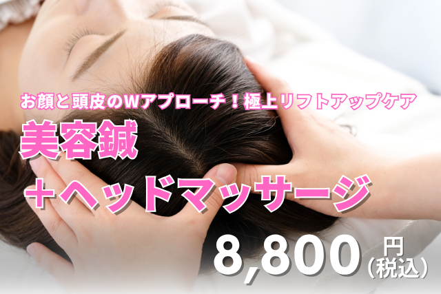 ハリス鍼灸整骨院 美容鍼＋ヘッドマッサージのメニュー画像
