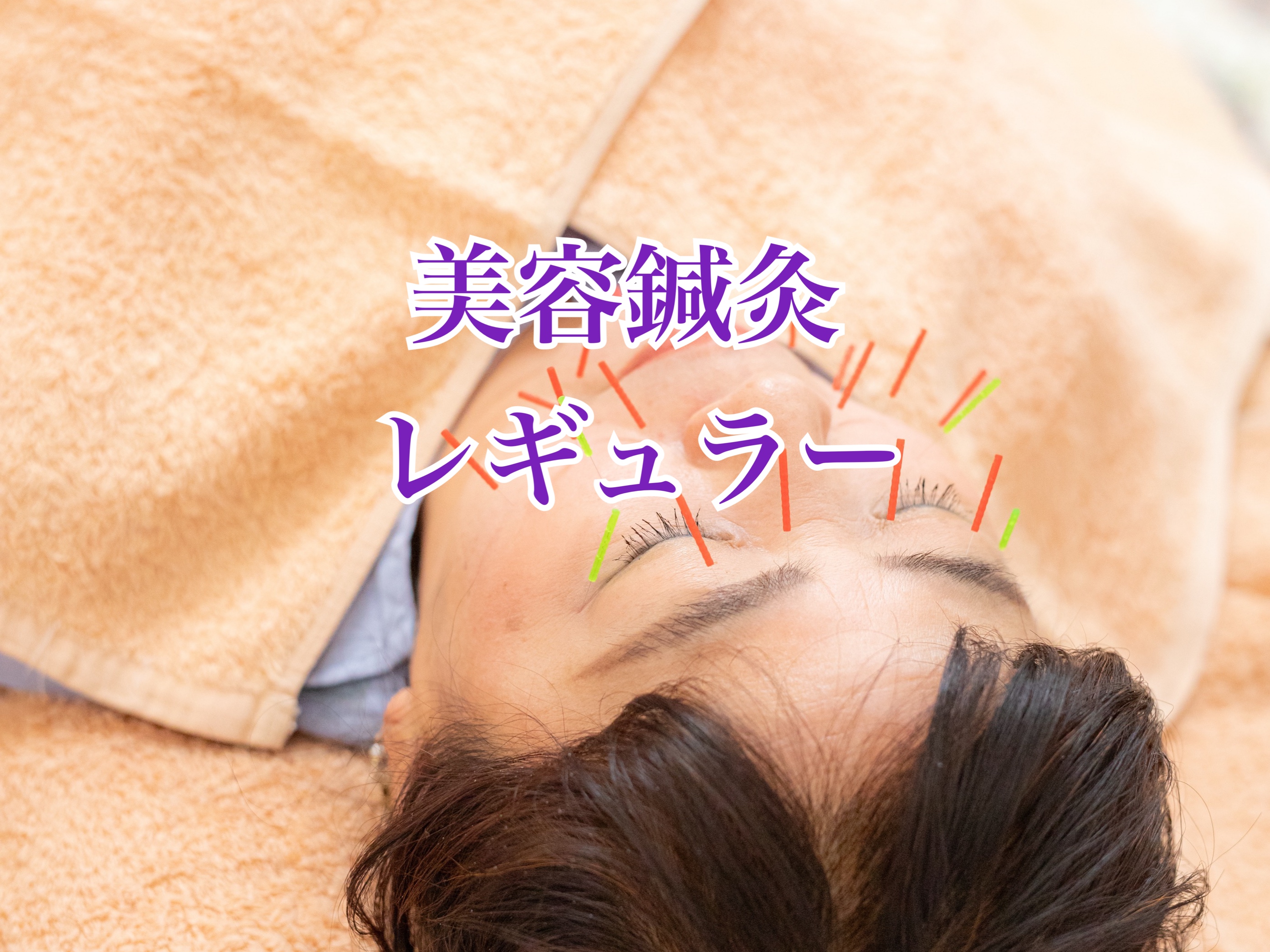 ねこのてはり灸院（旧出張鍼灸懐香） 美肌が叶う　美容鍼灸レギュラーのメニュー画像