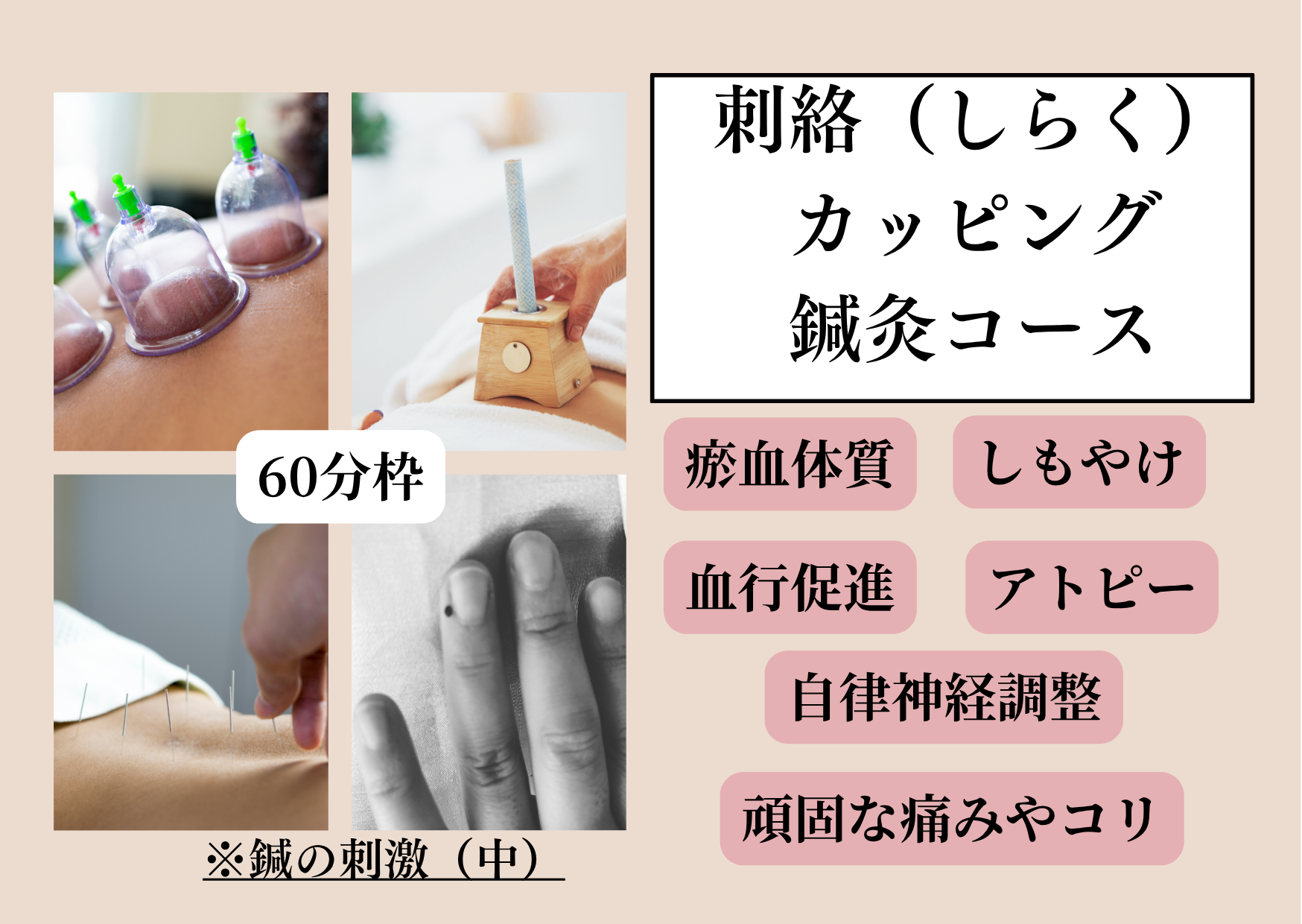 ゆり鍼灸院 ♦刺絡カッピング×養生鍼灸　60分枠のメニュー画像