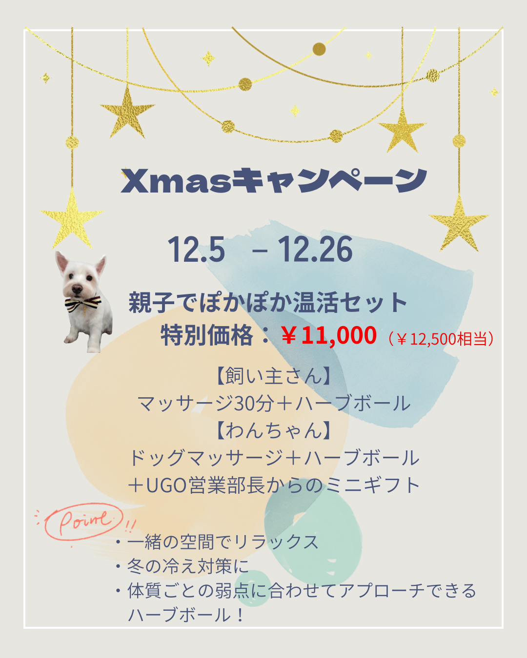 鍼灸マッサージ治療室ともさんち 【NEW】親子でぽかぽか温活セットのメニュー画像