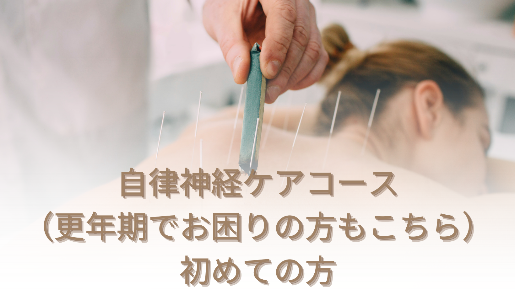 はりきゅう院ひだまり 自律神経 ケア 全身調整 コースのメニュー画像