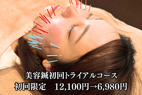 【美容鍼・育毛鍼】きよもと鍼灸院 【肌質改善】美容鍼初回トライアルコースのメニュー画像