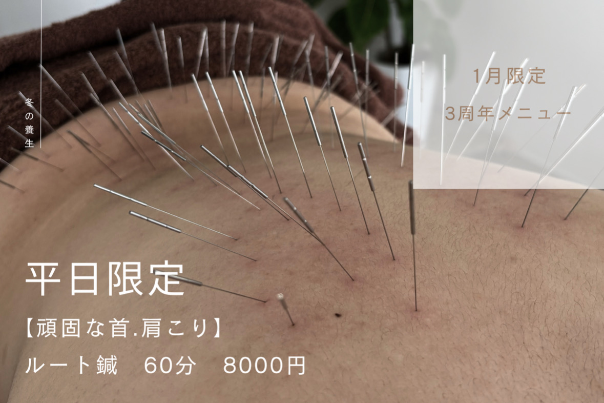 鍼日和 平日限定　ルート治療60分のメニュー画像