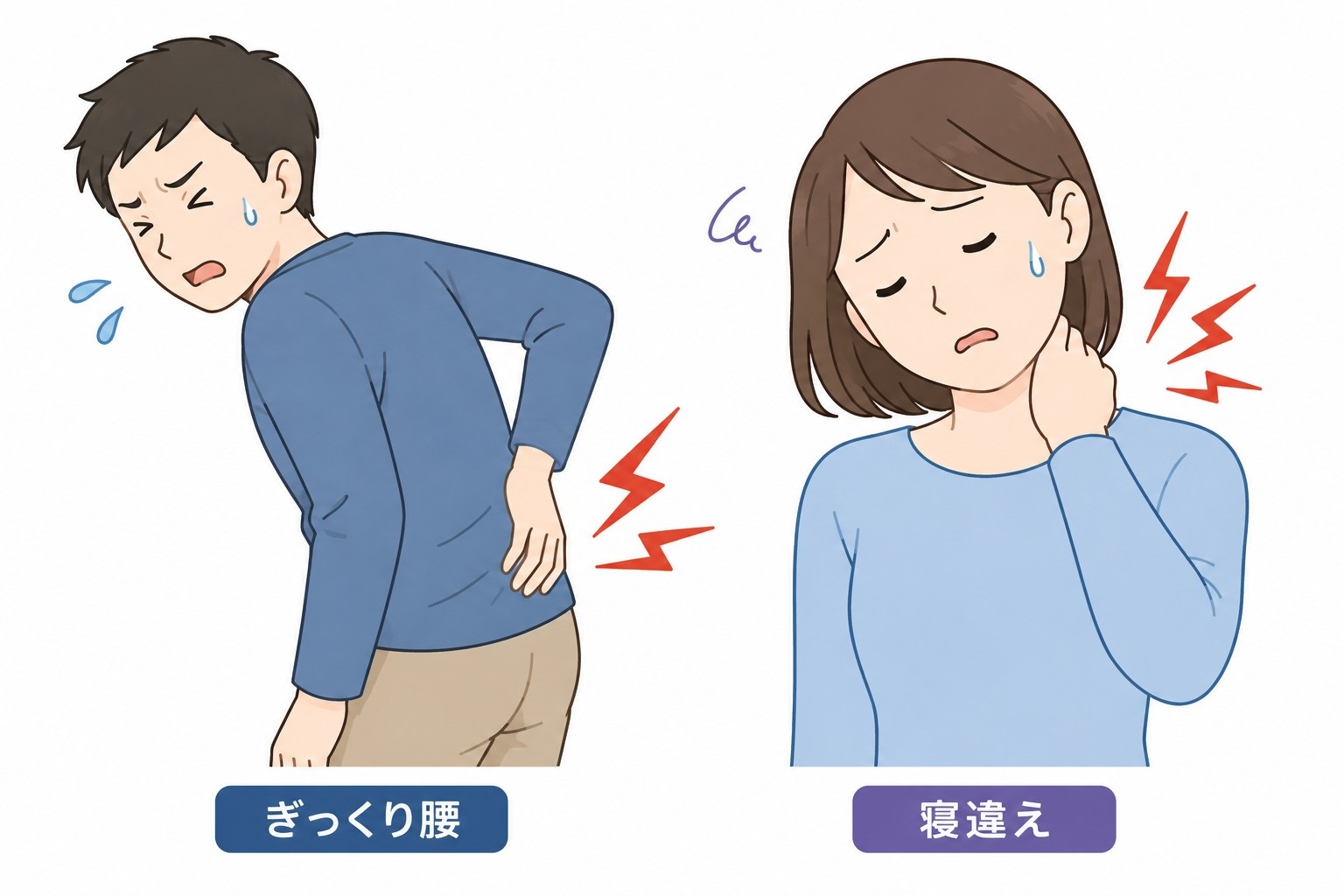 はりすたいる鍼灸院 【緊急事態】ギックリ腰・寝違え　即日対応治療　のメニュー画像