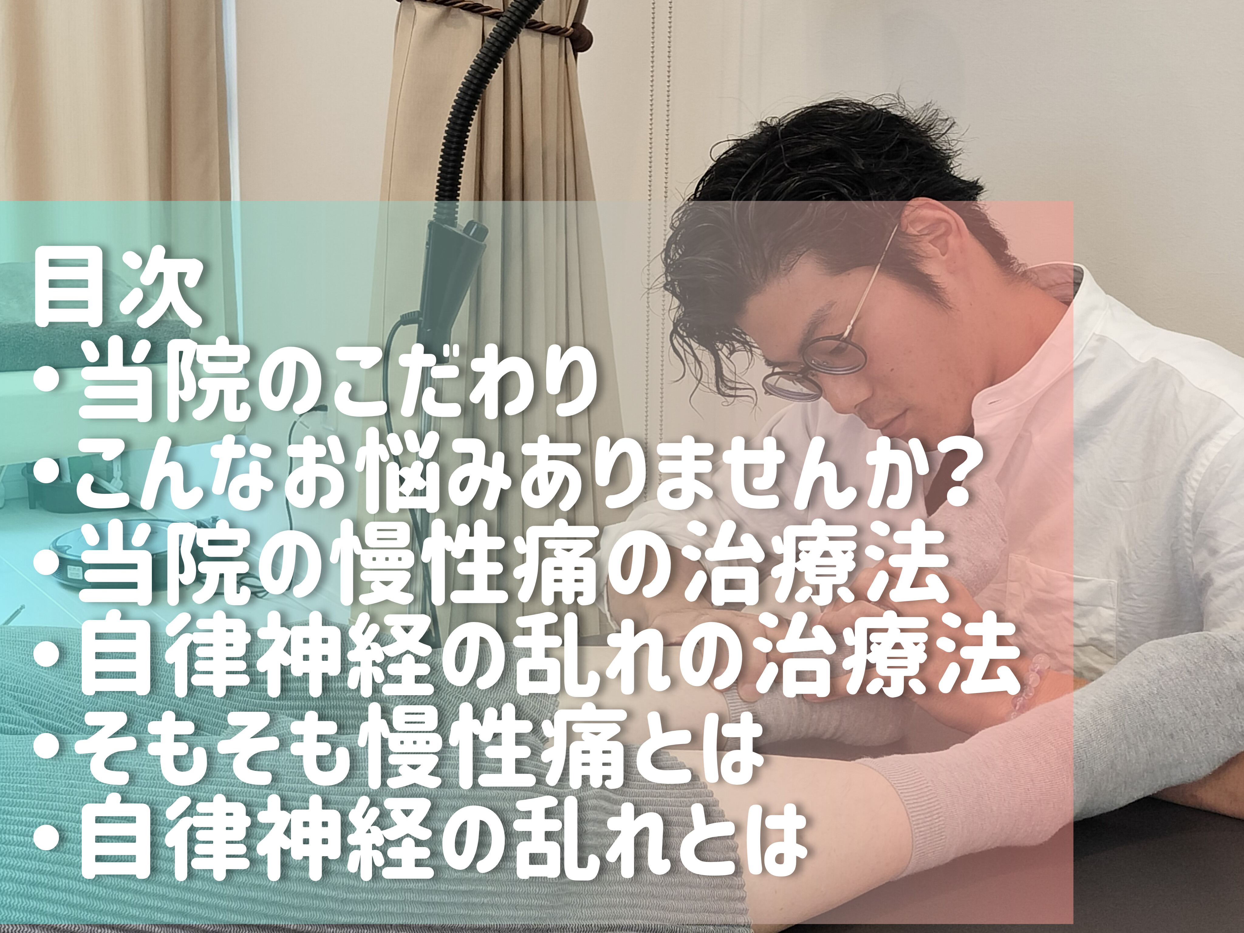 目次の内容を書いた写真